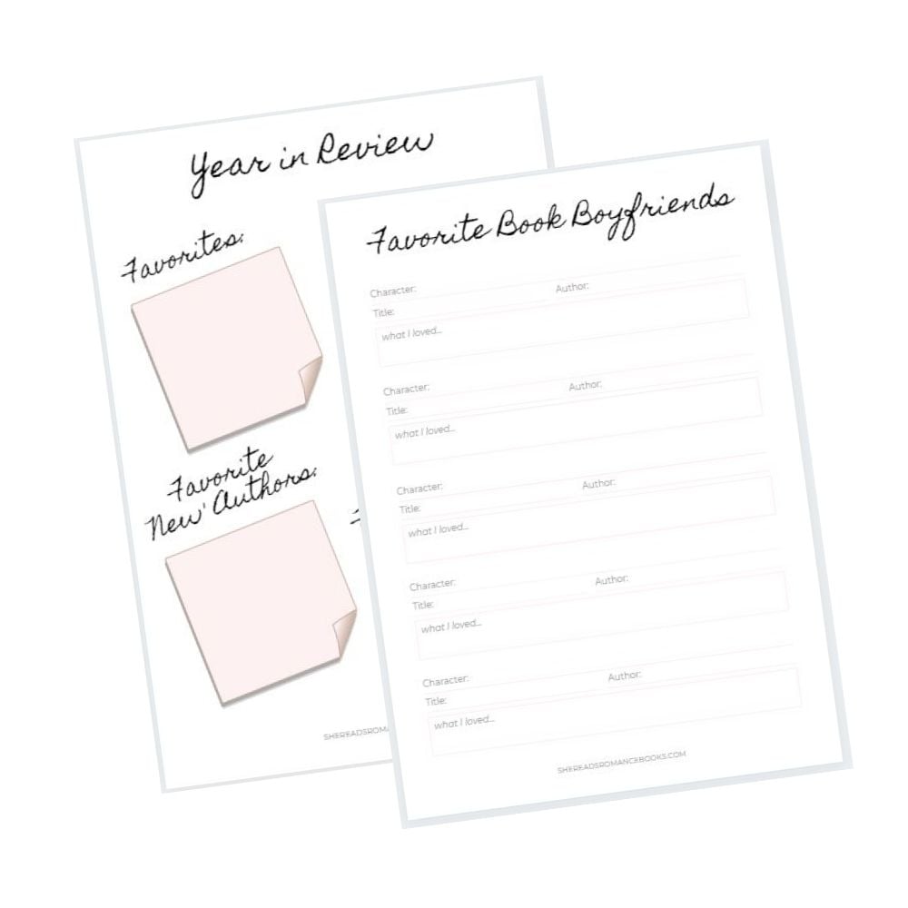 The Romance Book Reading Journal is the best reading tracker for romance book loveres.