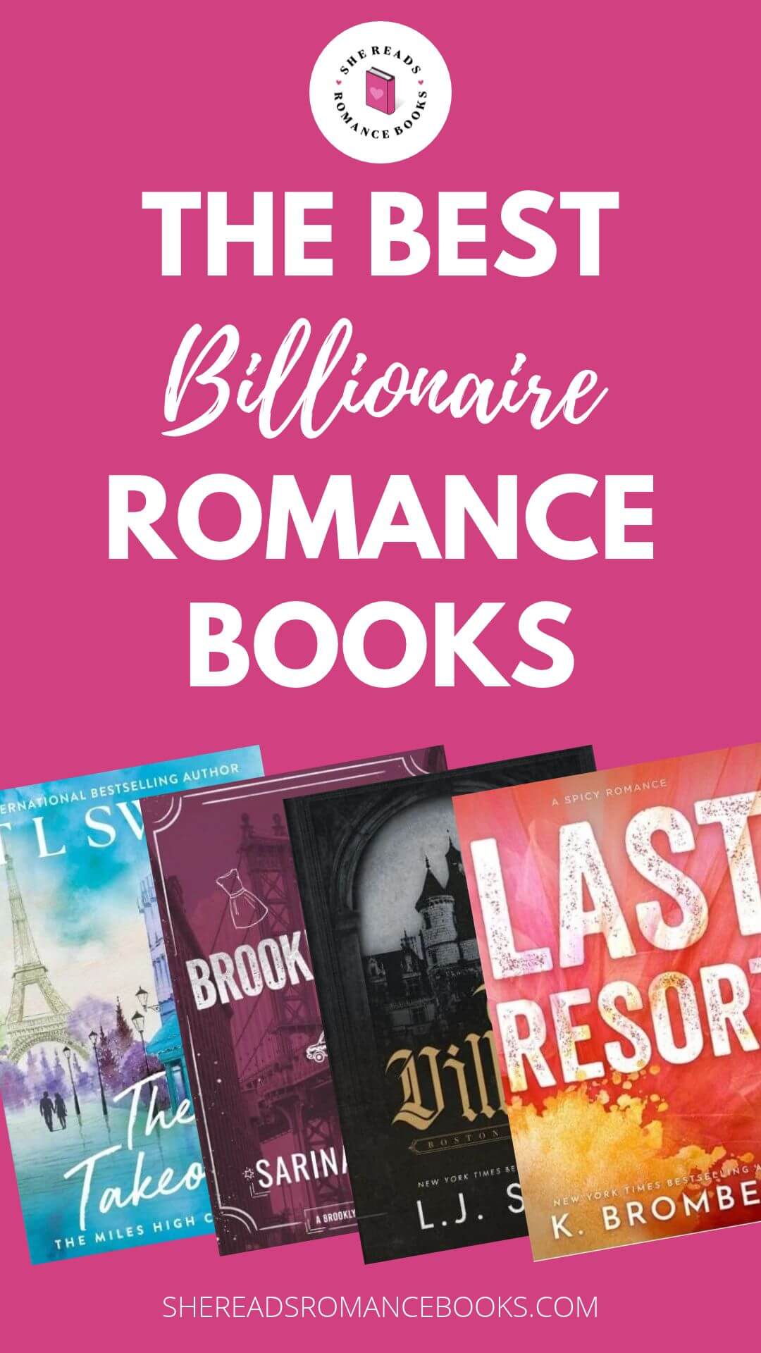Discover the best billionaire romance books worth reading in this epic book list from She Reads Romance Books.