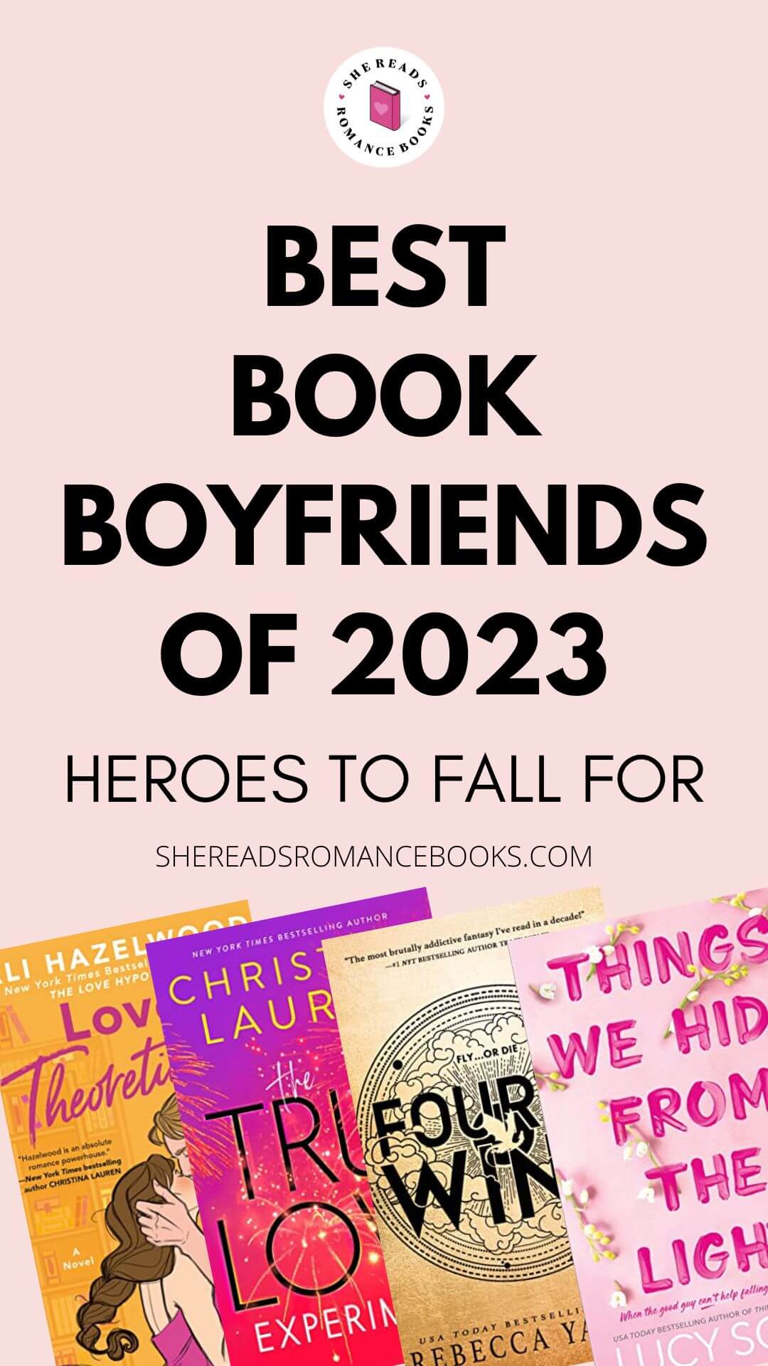 Discover the best book boyfriends of 2023 to find romance heroes worth swooning over on this list from She Reads Romance Books.