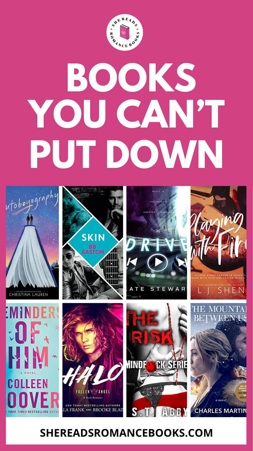 Check out She Reads Romance Books' list of unputdownable books that she HAD to read in one sitting they were that good!