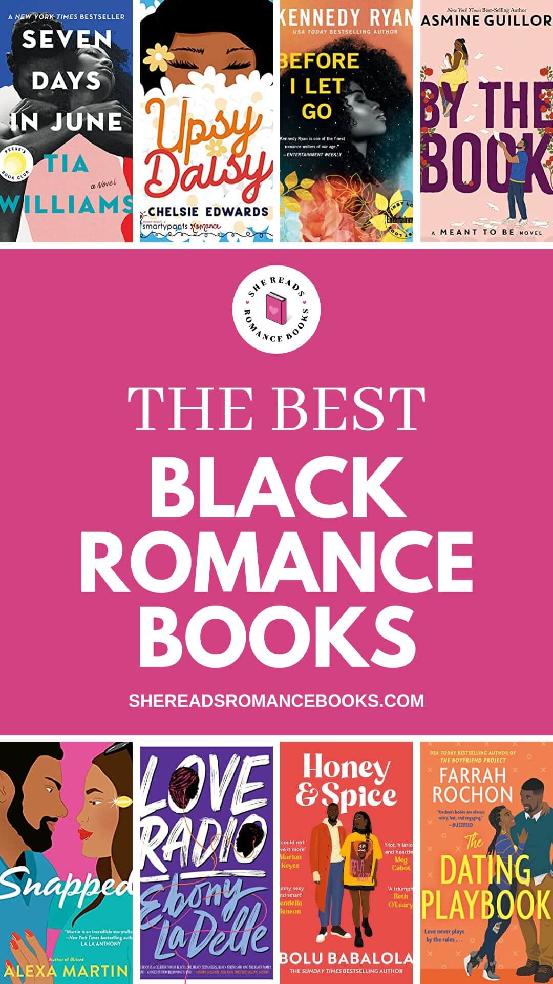 Check out She Reads Romance Books' list of the best black romance books that celebrate black love from her favorite black romance authors!