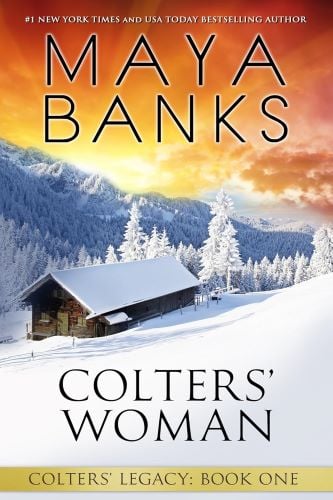 Colters' Woman by Maya Banks book cover.