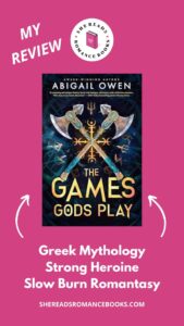 The Games Gods Play by Abigail Owen: My Book Review of the Romantasy of ...