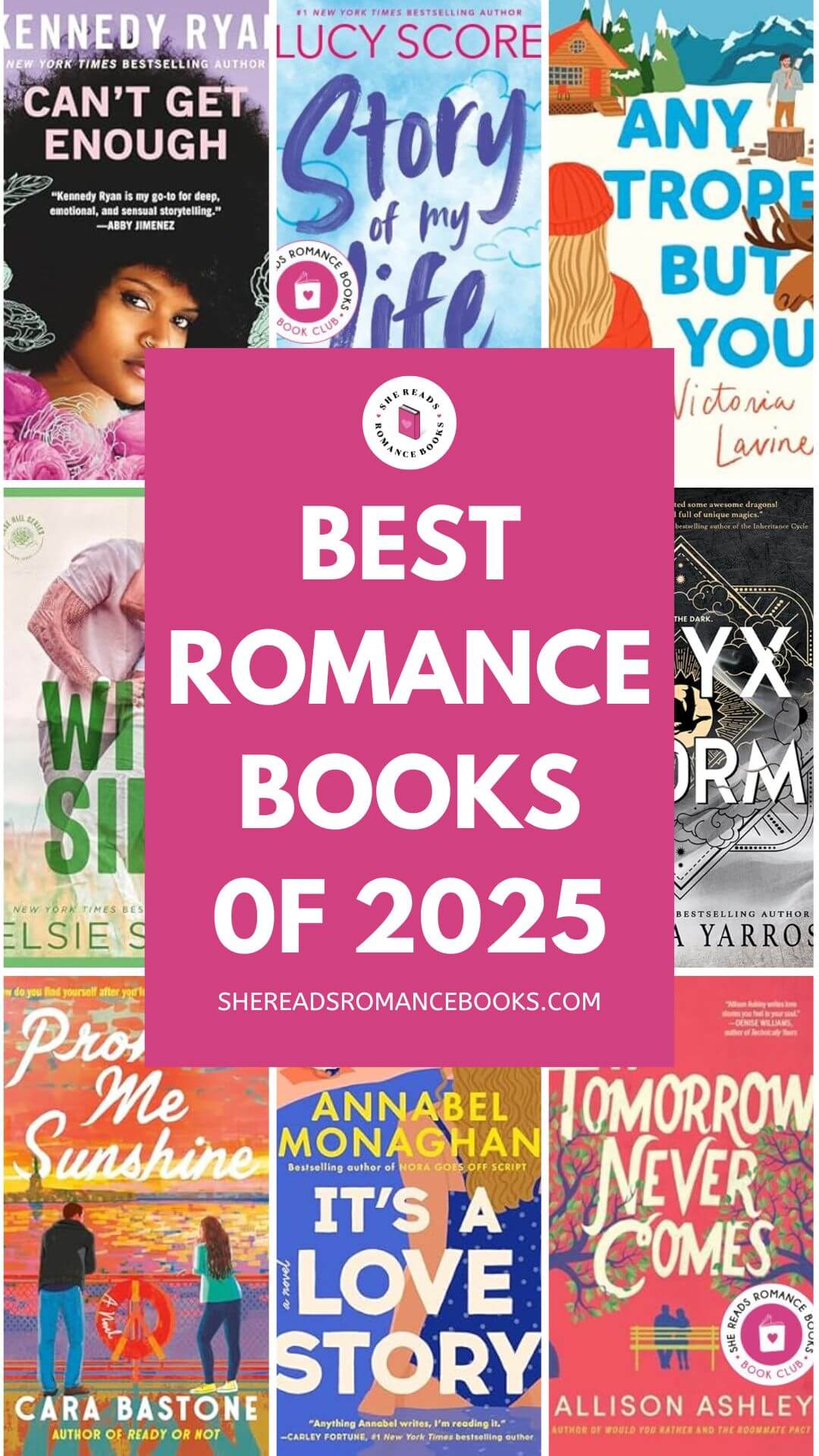 Curious to know which are the best romance books of 2025? Look no further than this list from romance book blogger, She Reads Romance Books!
