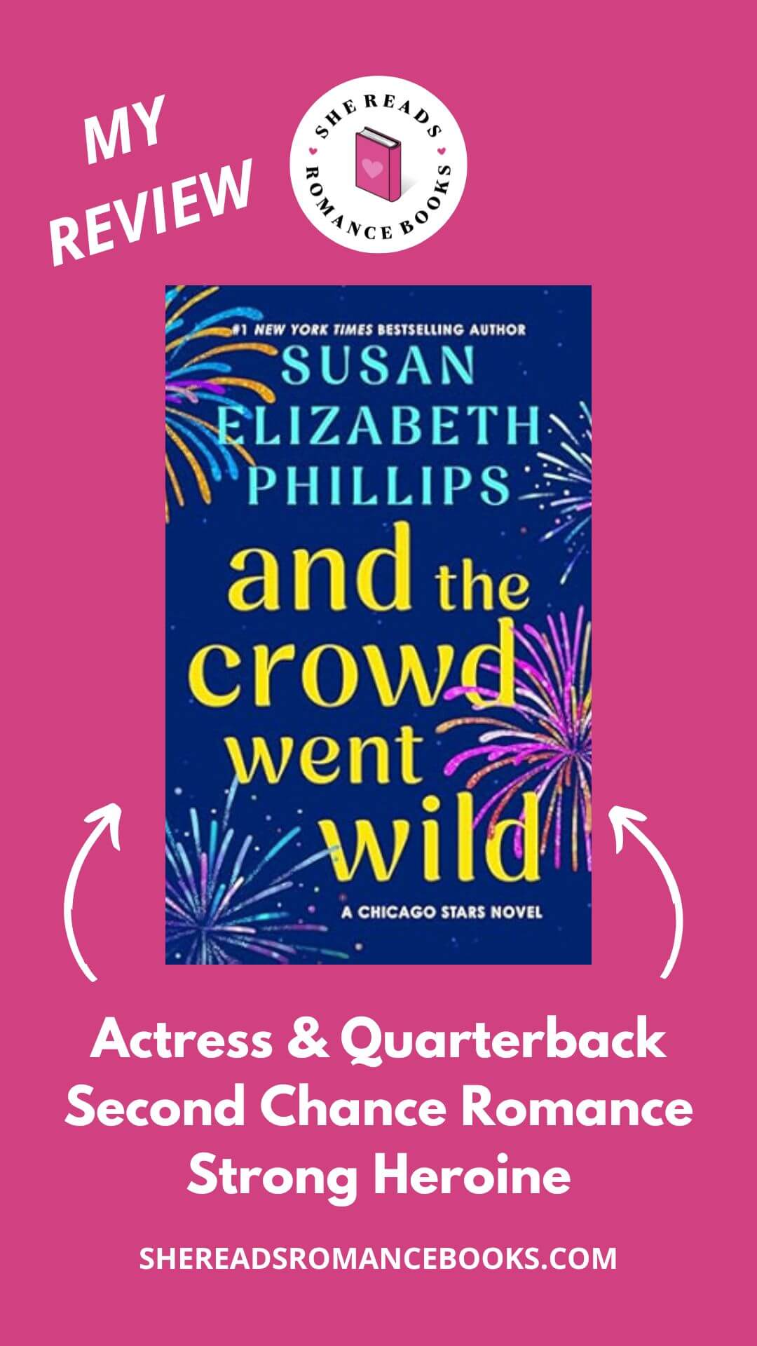 Check out She Reads Romance Books' book review of And the Crowd Went Wild by Susan Elizabeth Phillips to see what she thinks of this new, contemporary, sports romance.