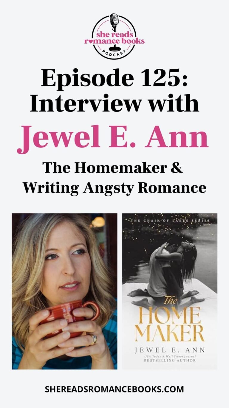 Don't miss the She Reads Romance Books Podcast interview with Jewel E. Ann where she and Leslie talk about her new angsty romance, The Homemaker.