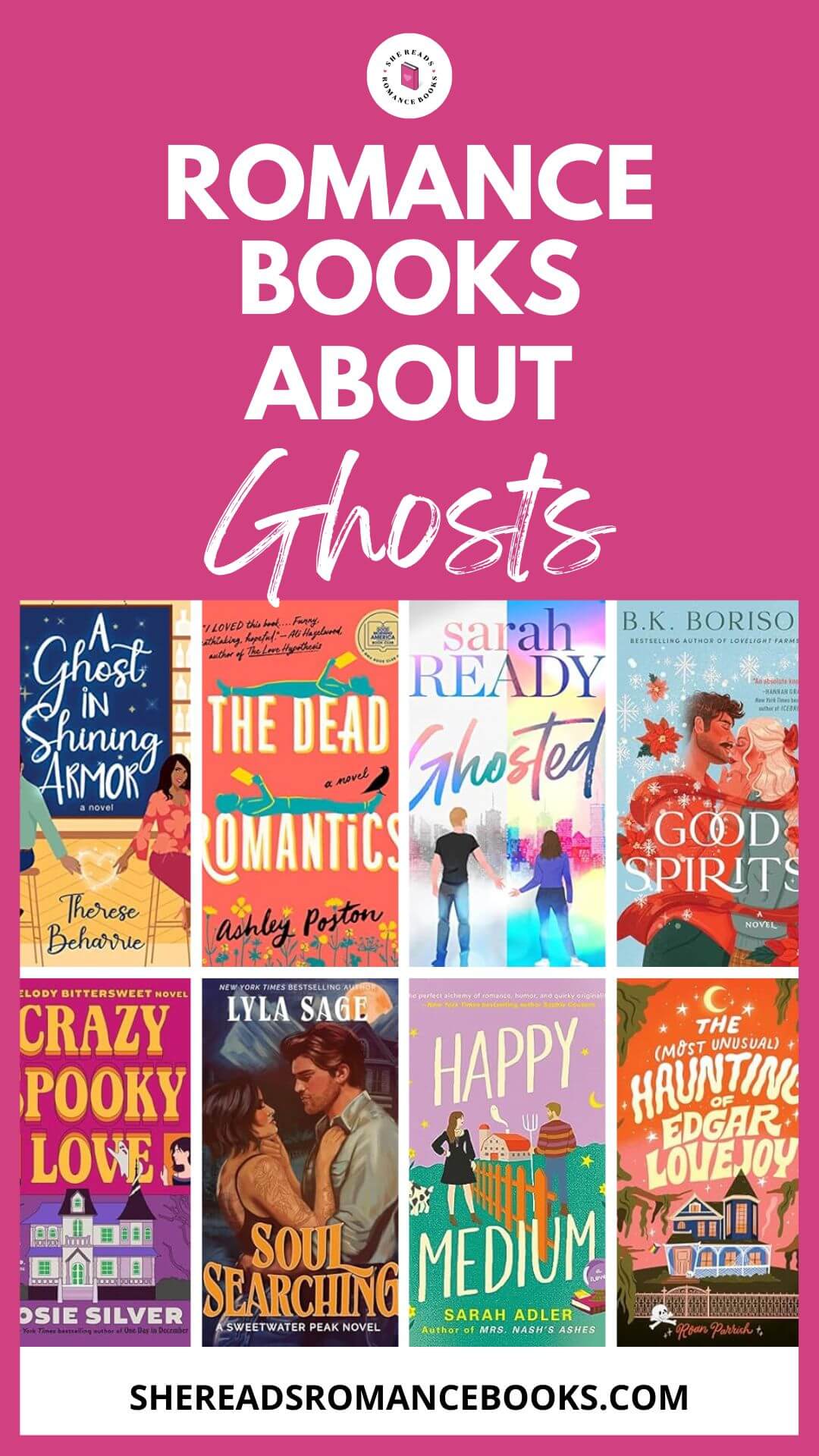 Check out She Reads Romance Books' book list about romance books with ghosts for the perfect read this fall season!