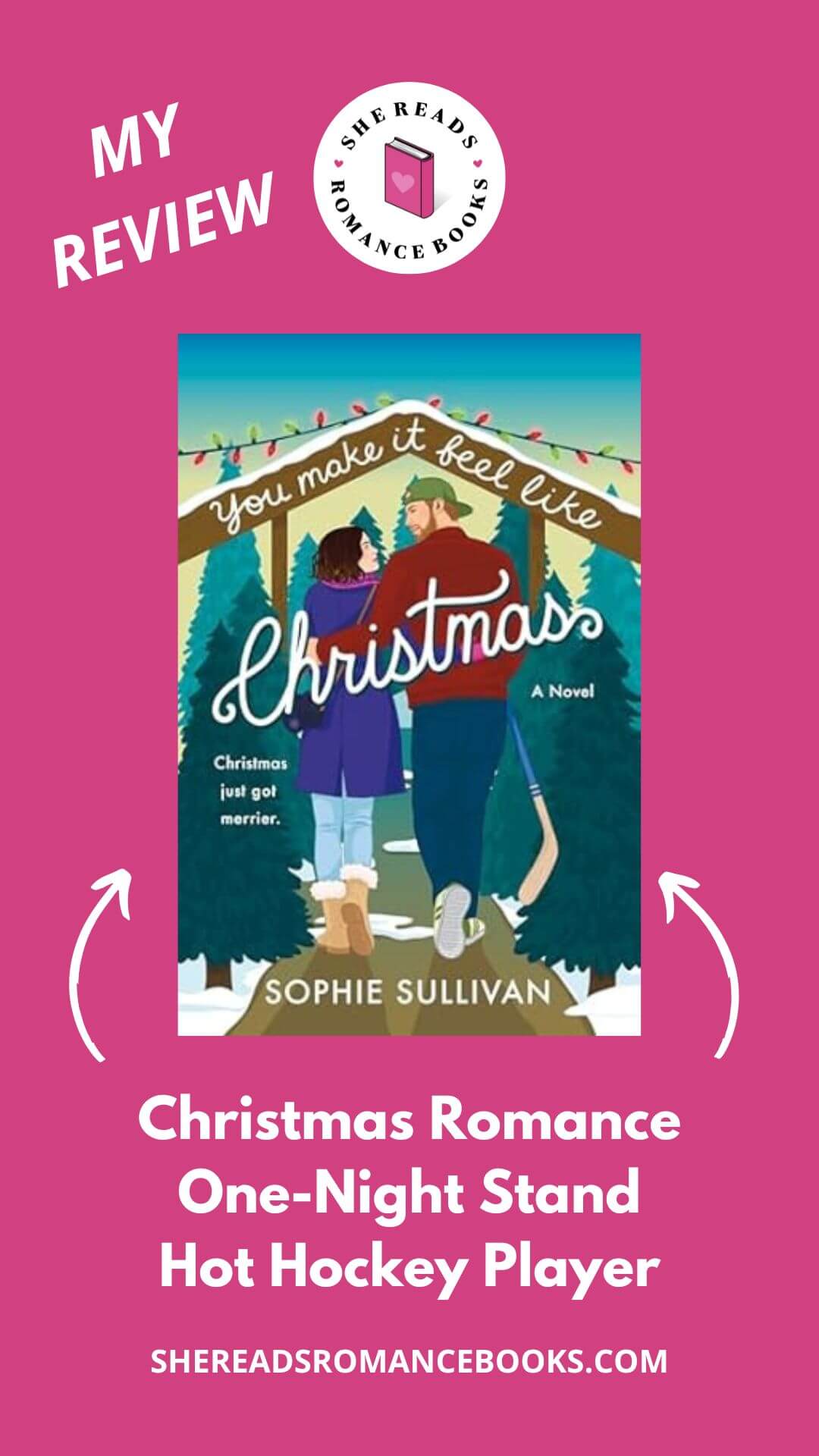 Check out She Reads Romance Books' book review of You Make It Feel Like Christmas by Sophie Sullivan to see what she thinks of this new Christmas romance book.