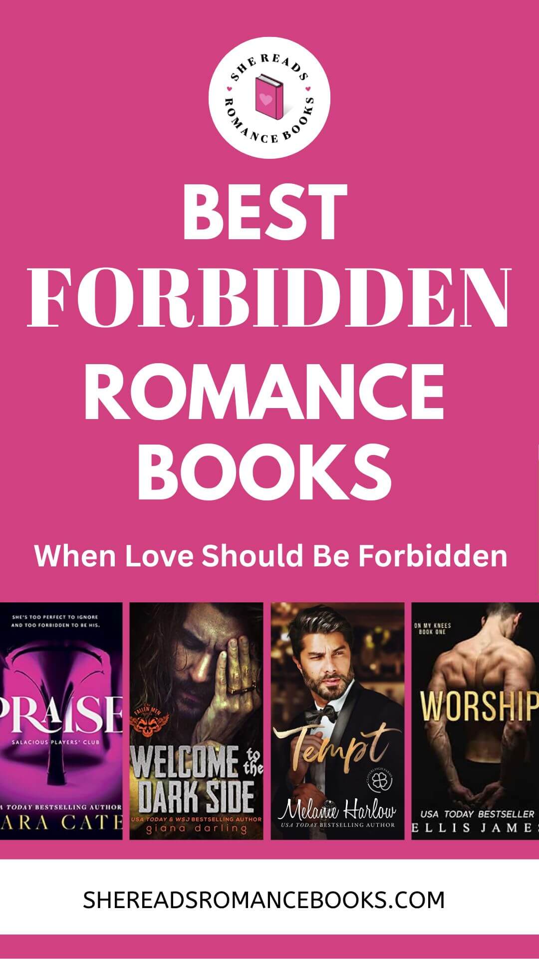 Don't miss this epic list of the best forbidden romance books worth reading from She Reads Romance Books.