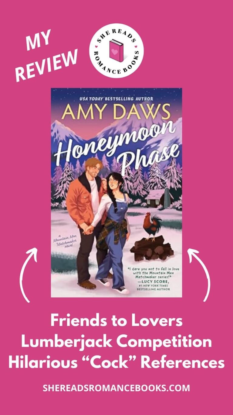 Check out She Reads Romance Books' book review of Honeymoon Phase by Amy Daws to see what she thinks of this friends to lovers romance.