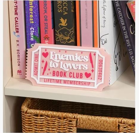 Book trope sign is the perfect gift for romance book lovers.