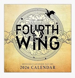 Fourth Wing 2026 Calendar is a great gift for Fourth Wing fans.