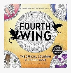 Fourth Wing Coloring and Sticker Book is a great gift for Fourth Wing fans.