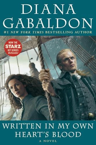 Written in My Own Heart's Blood by Diana Gabaldon book cover.