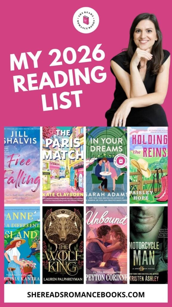 Check out She Reads Romance Books entire 2026 reading list of romance books so you know which novels to read and which to skip!