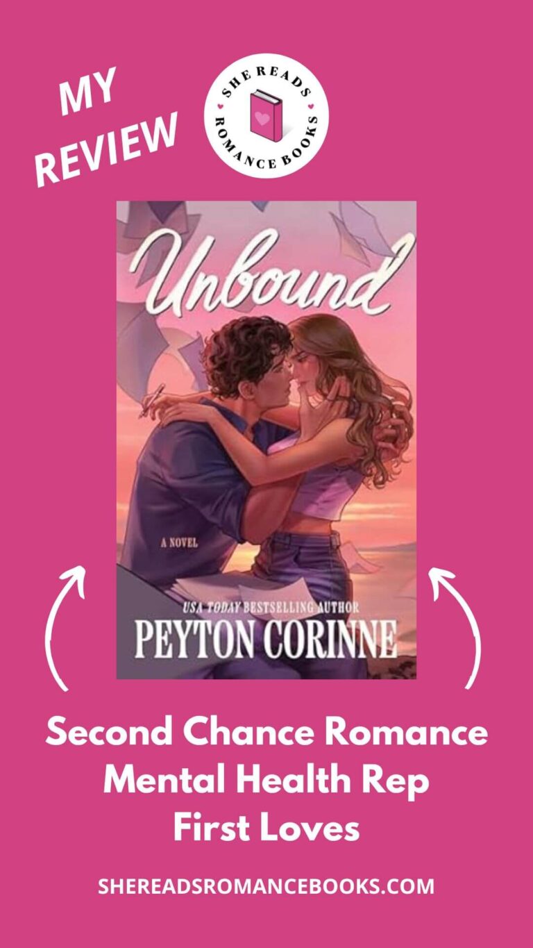 Check out She Reads Romance Books' book review of Unbound by Peyton Corinne to see what she thinks of this new college romance book that will tug on all your heart strings.