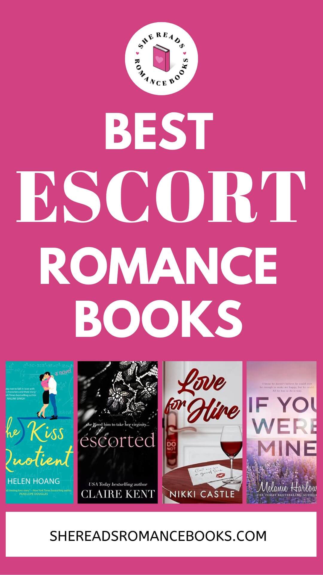 Discover the best romance books about escorts in this book list from She Reads Romance Books. These escort romance books gives you books from both the female and male escort perspectives.