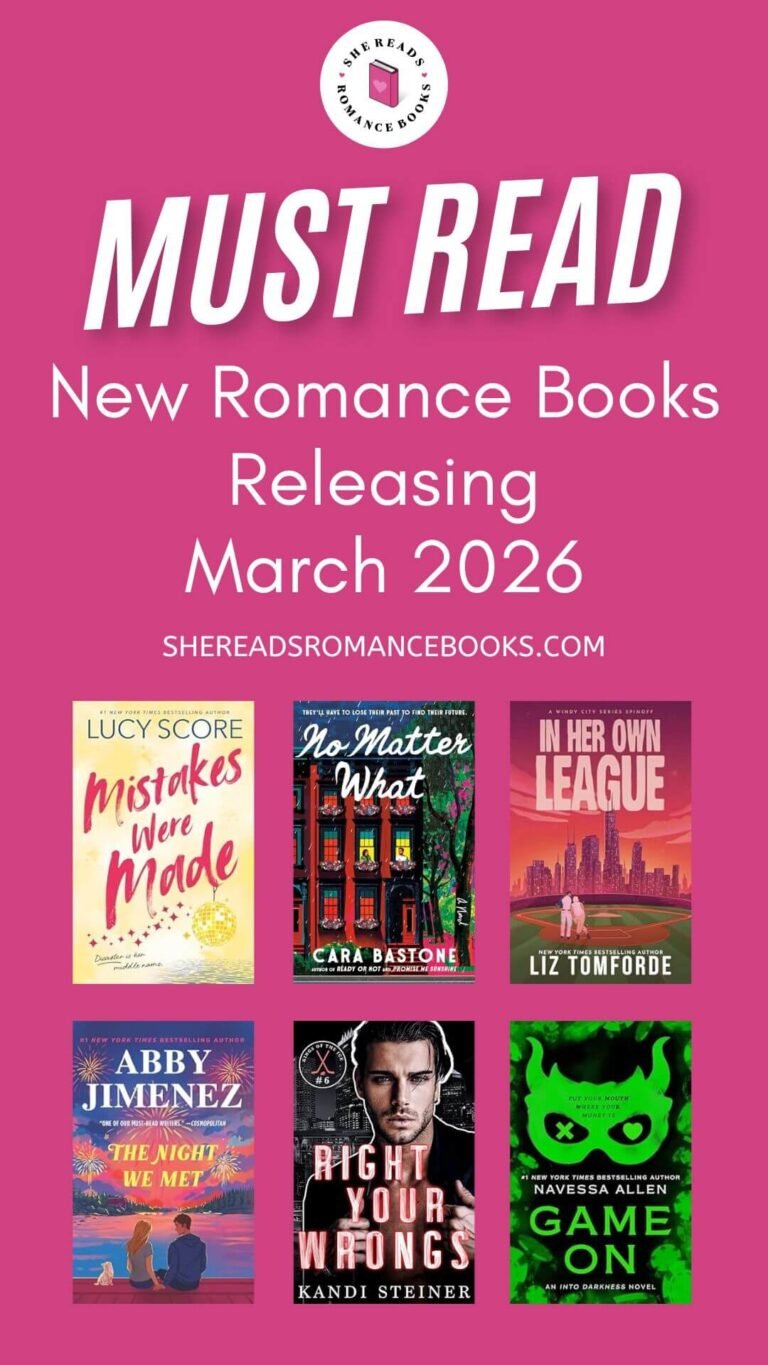 Discover the Top 10 most anticipated new romance book releases dropping in March 2026 according to She Reads Romance Books.