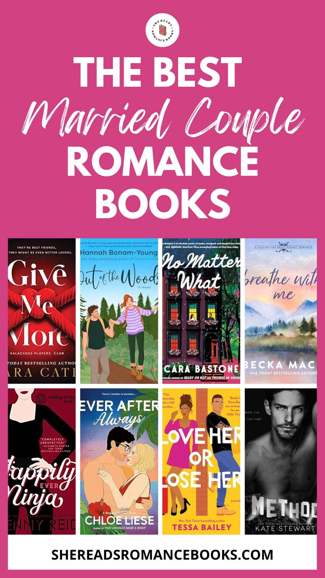 Unlock the epic book list of the best romance books featuring married couples from She Reads Romance Books where you get the true picture of love after the happily-ever-after.