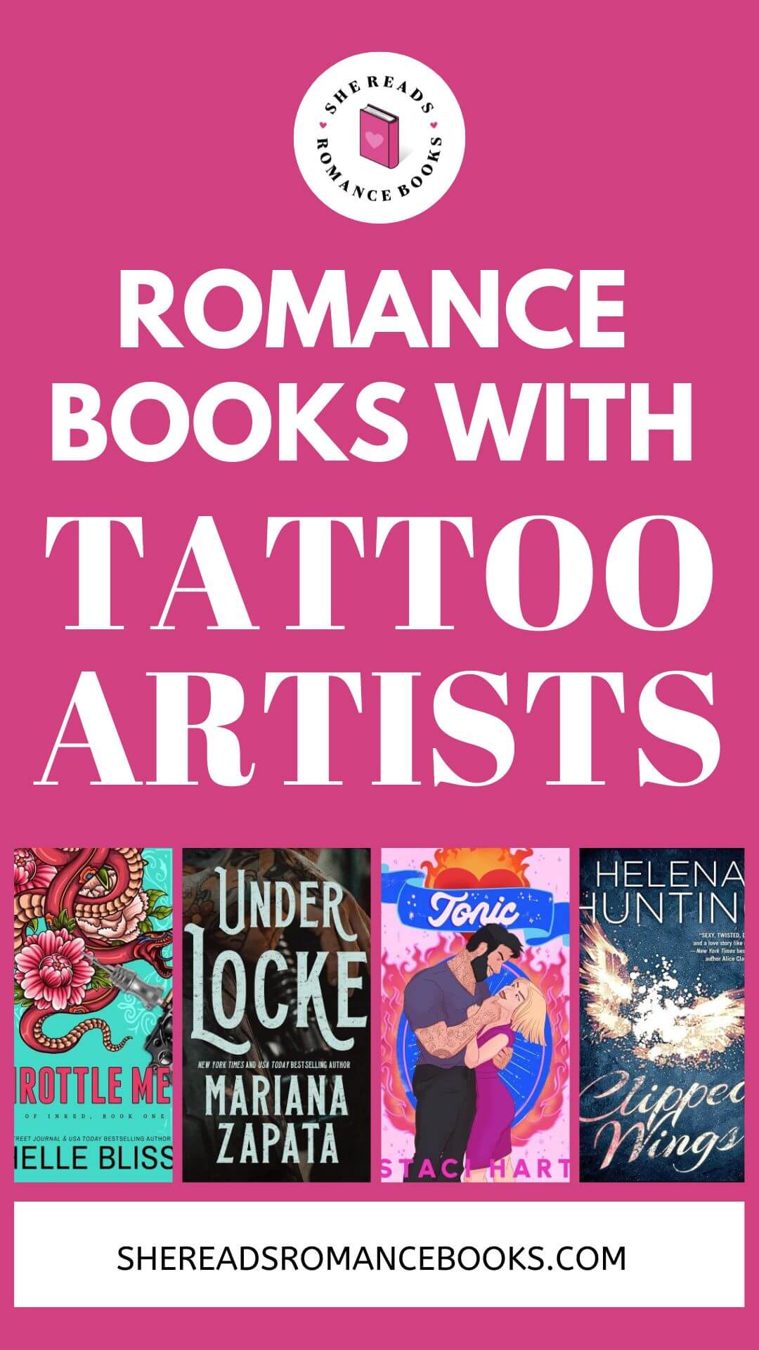 Discover the best romance books with tattoo artists in this book list from She Reads Romance Books.