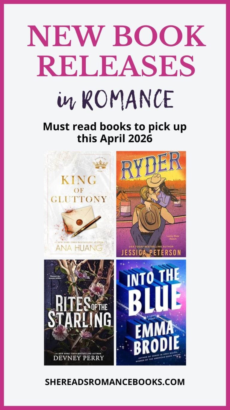 Discover all the April 2026 new romance book releases of the month from She Reads Romance Books.