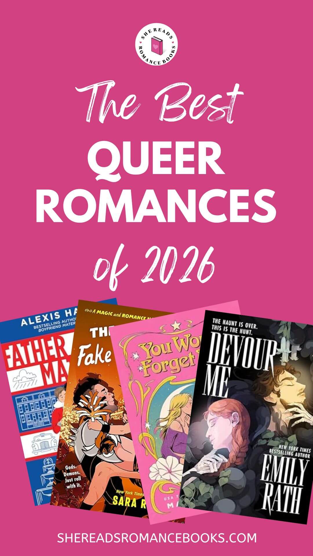 Fill up your TBR list with the most anticipated, new queer romance books of 2026 according to She Reads Romance Books.