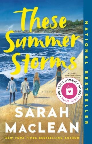 These Summer Storms by Sarah MacLean book cover.