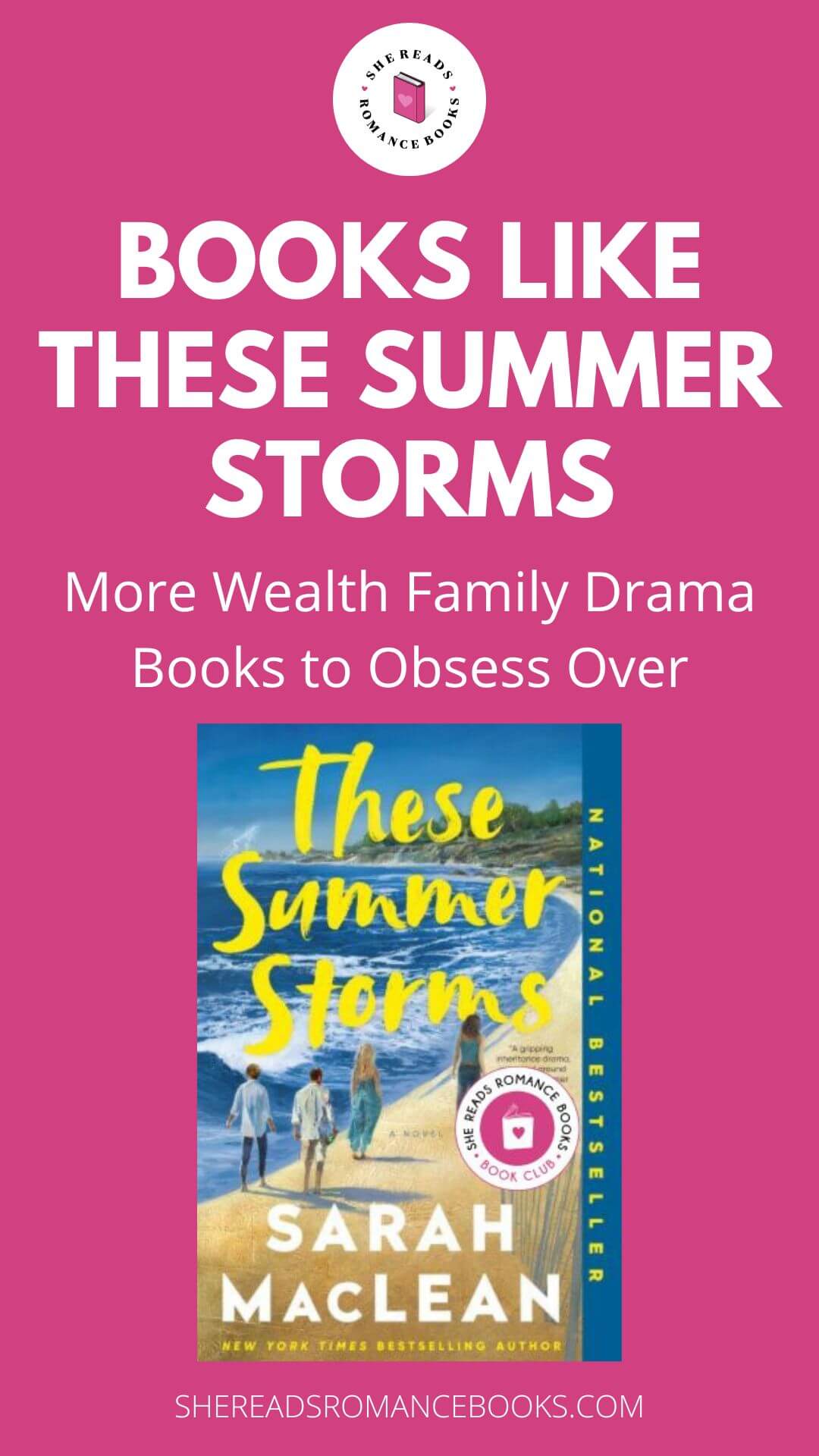 Discover the best books like These Summer Storms for readers who love epic summer romances filled with family drama and a swoon-worthy romance.