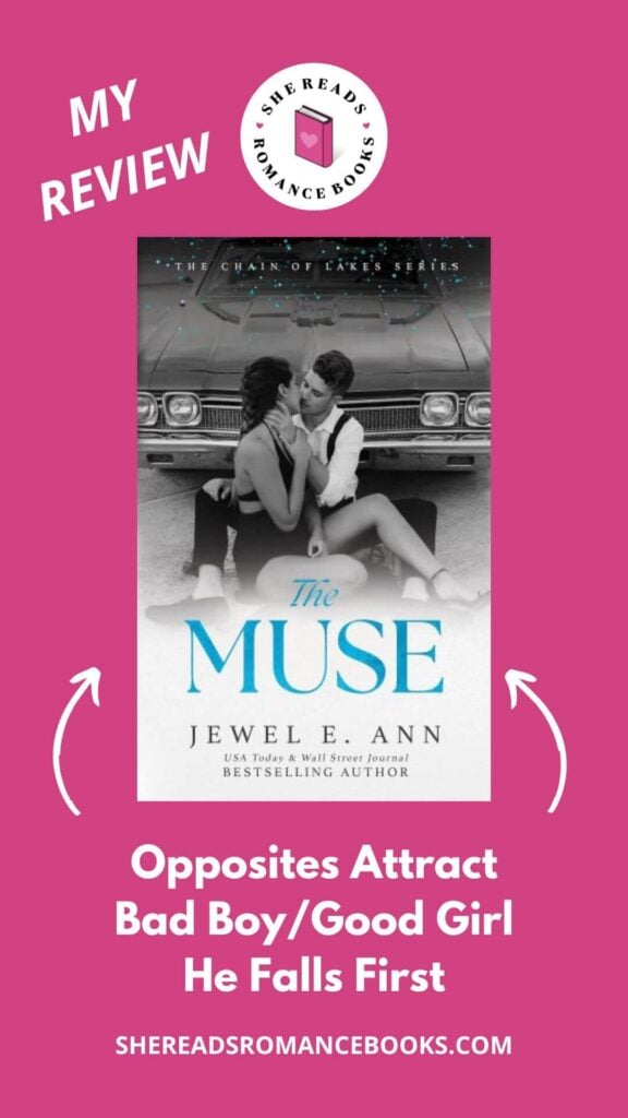 Check out She Reads Romance Books' book review of The Muse by Jewel E. Ann to see what she think of this opposites attract, he falls first romance.
