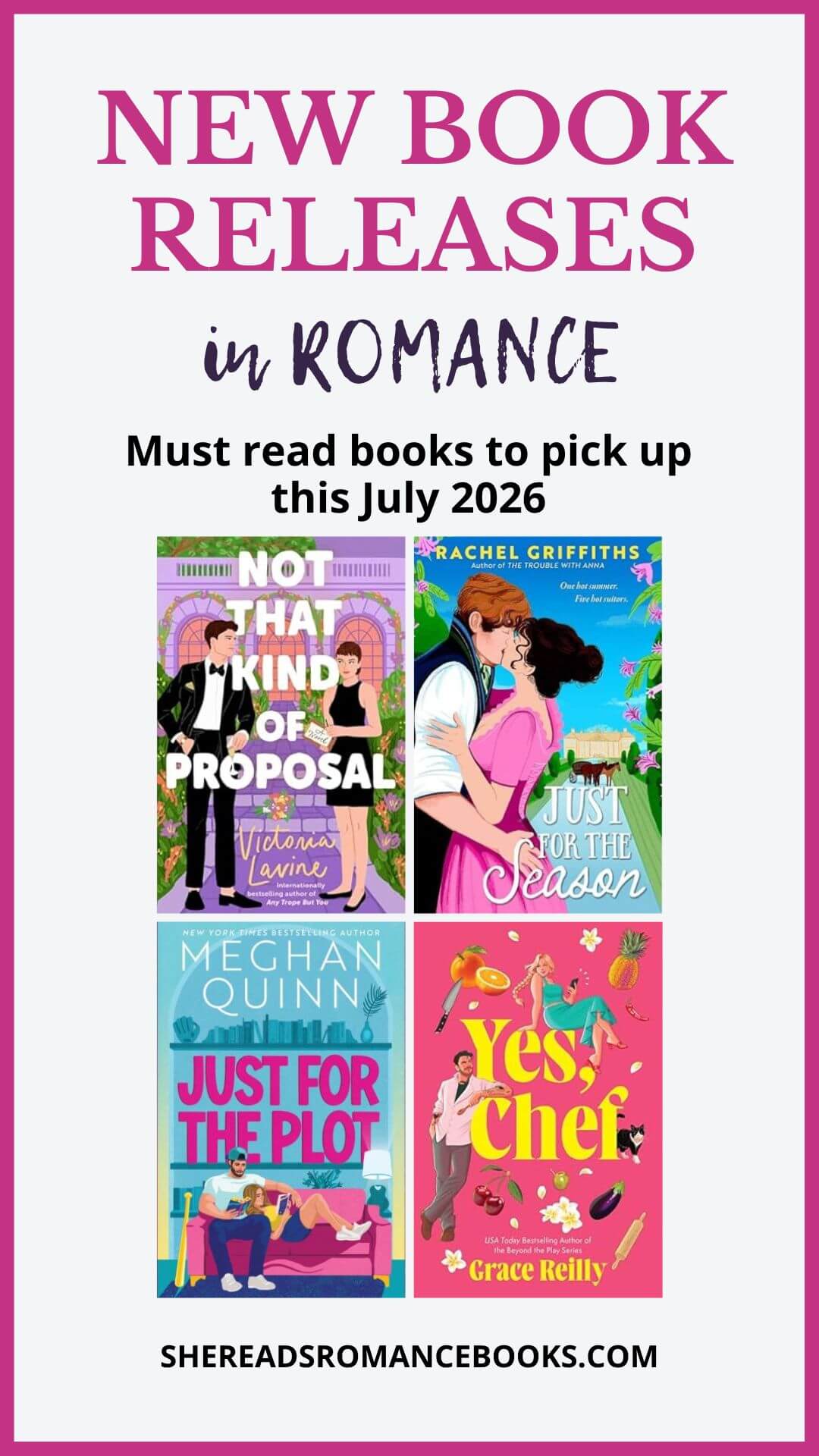 Discover all the new romance book releases worth reading that dropped in July 2026.