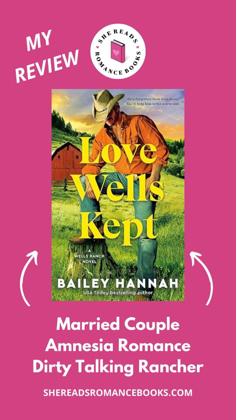 Don't miss She Reads Romance Books' book review of Love Wells Kept to see what she thinks of this amnesia romance where a married couple find their way back to one another.