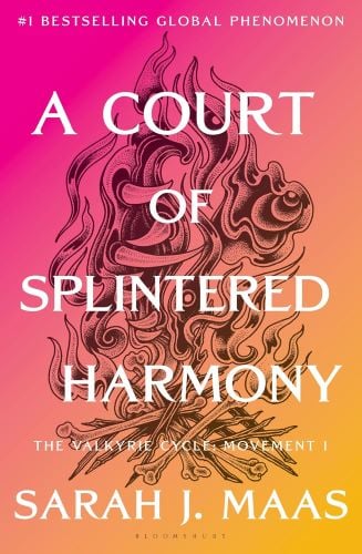A Court of Splintered Harmony by Sarah J. Maas book cover.