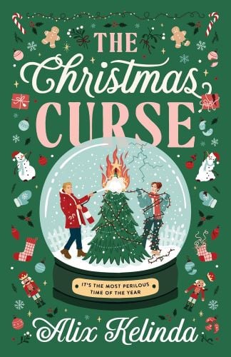 The Christmas Curse by Alix Kelinda book cover.