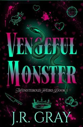 Vengeful Monster by J.R. Gray book cover.