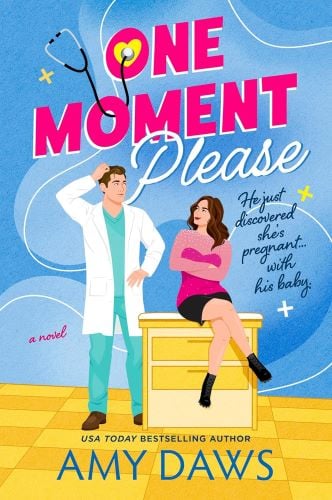 One Moment Please by Amy Daws book cover.